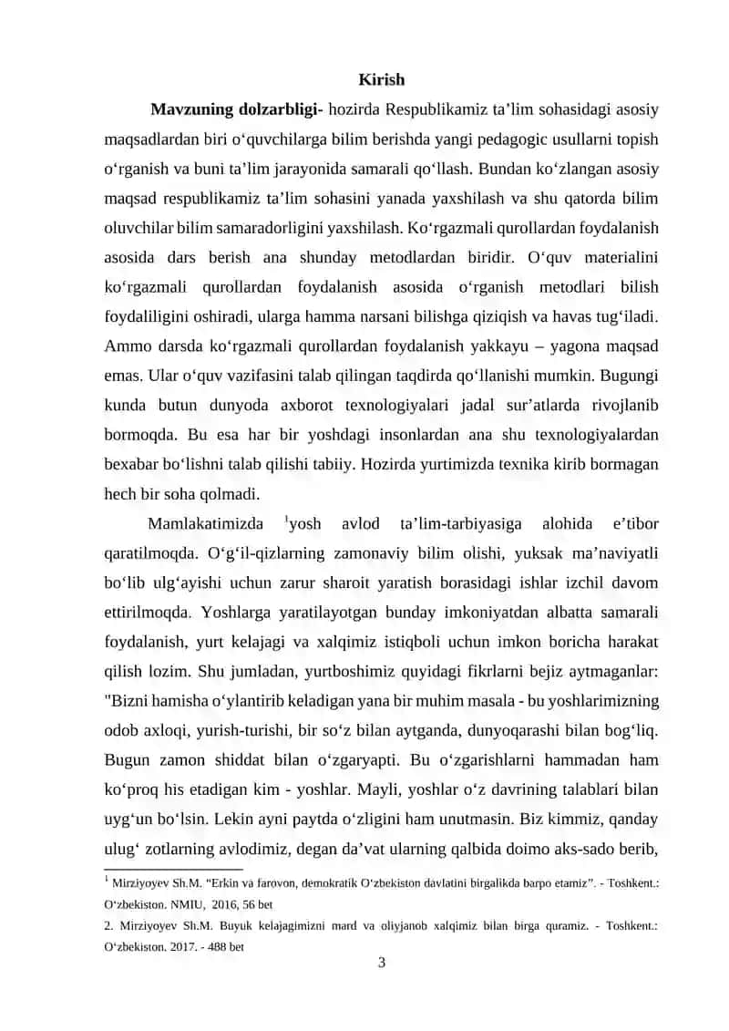 1-2-sinfda fe’l turkumini o‘rganish. KURS ISHI 3