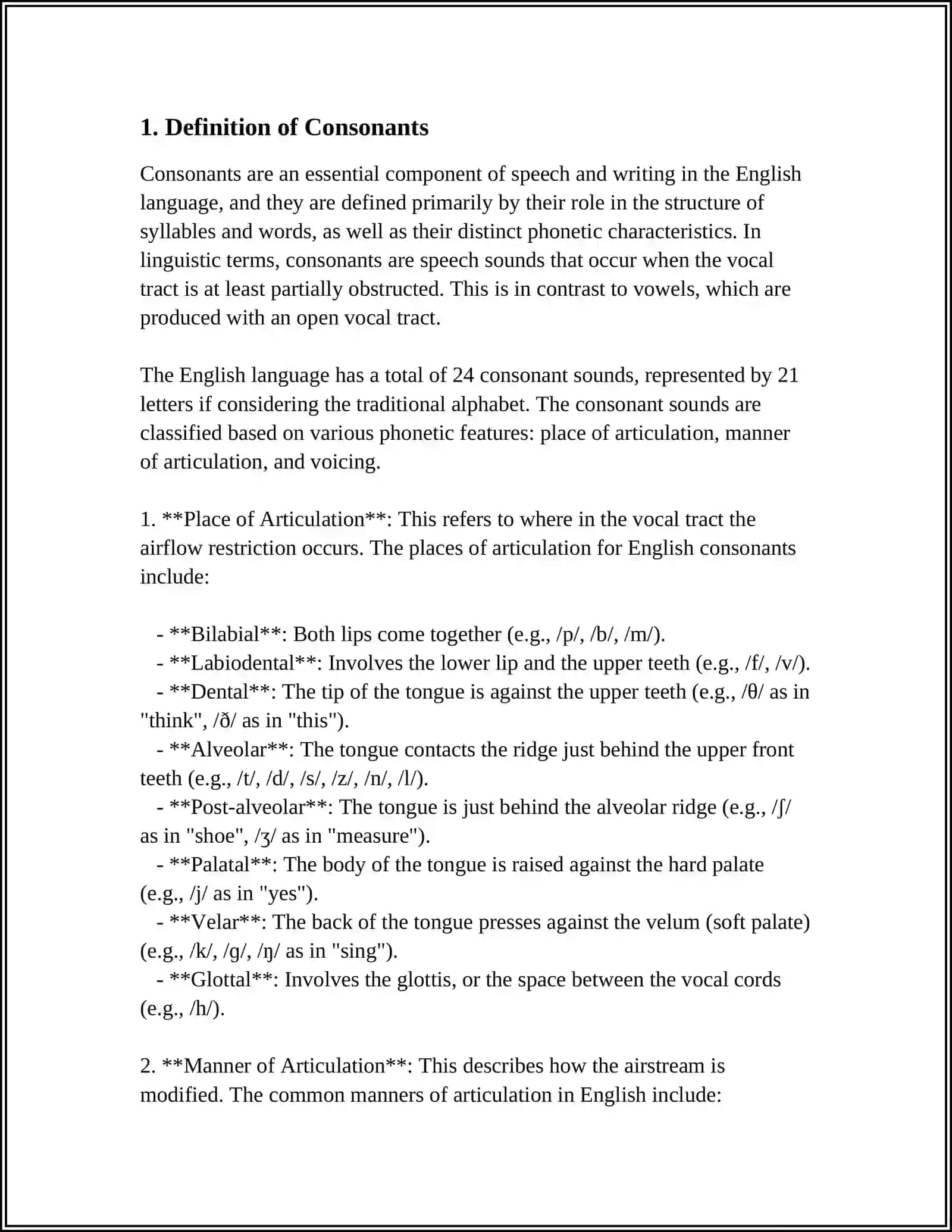 INGLIZCHA "CONSONANTS" MAVZUSIDA TAQDIMOT TAYYORLASH 3