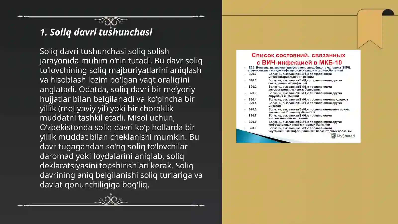 Soliq Davri Tushunchasi 3