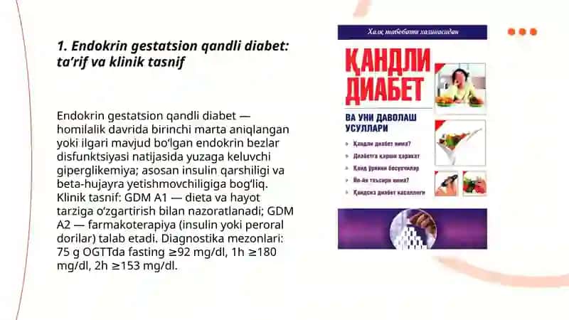Endorkin gistatsion qandli diabet 3