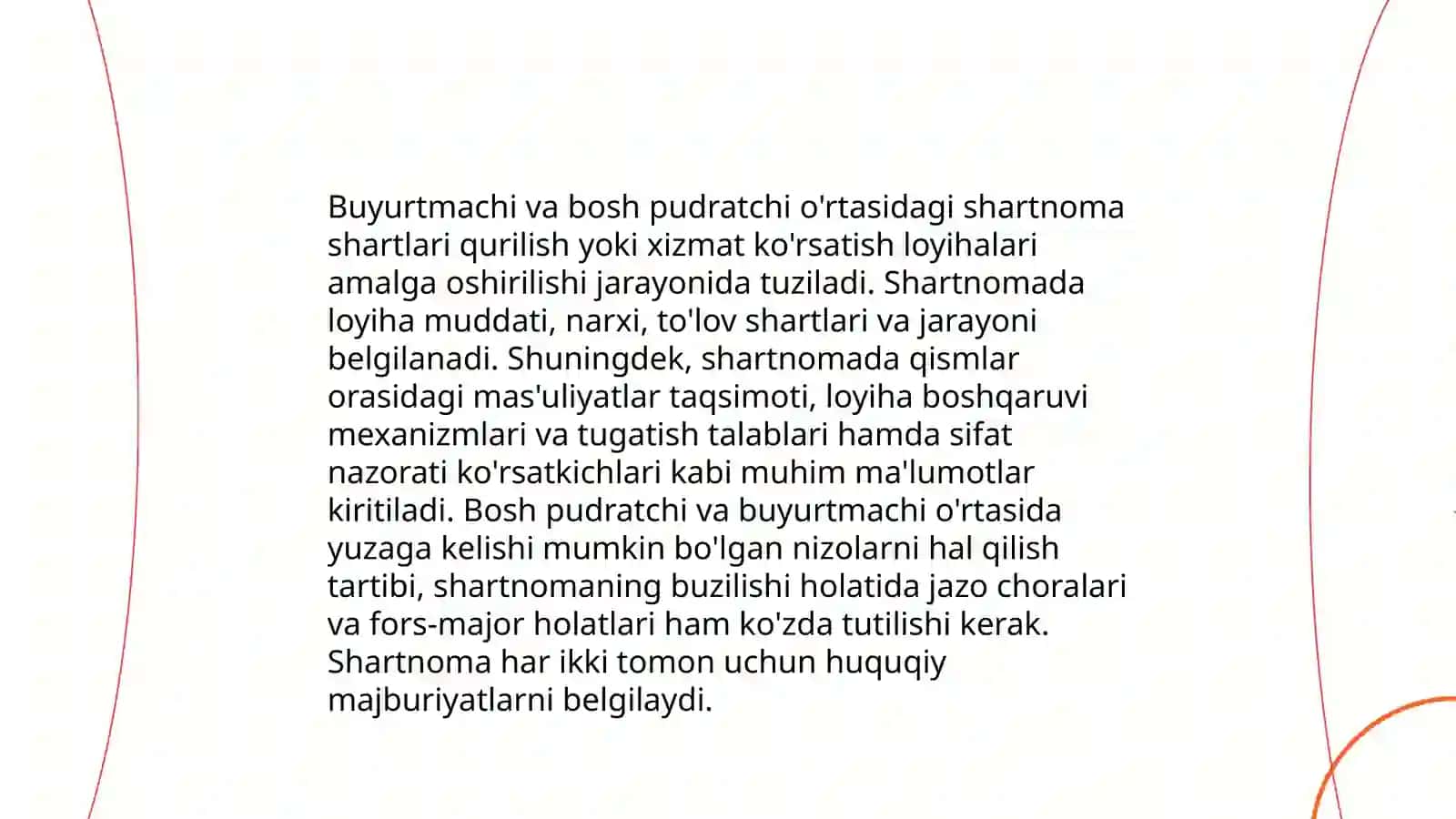 Buyurtmachi va bosh pudratchilarning ozaro munosabati 3