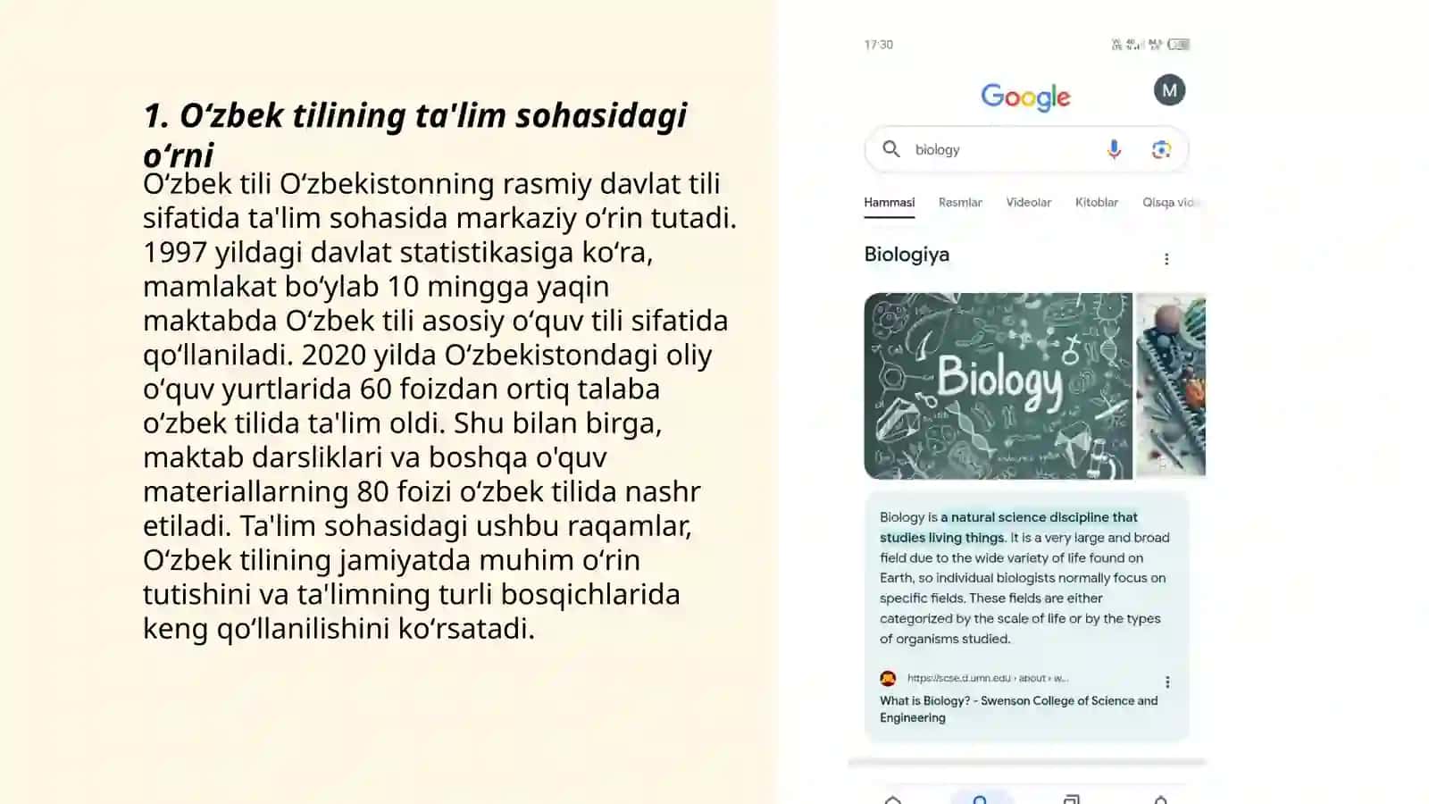 Oʻzbek tilining sohada qoʻllanilishi 3