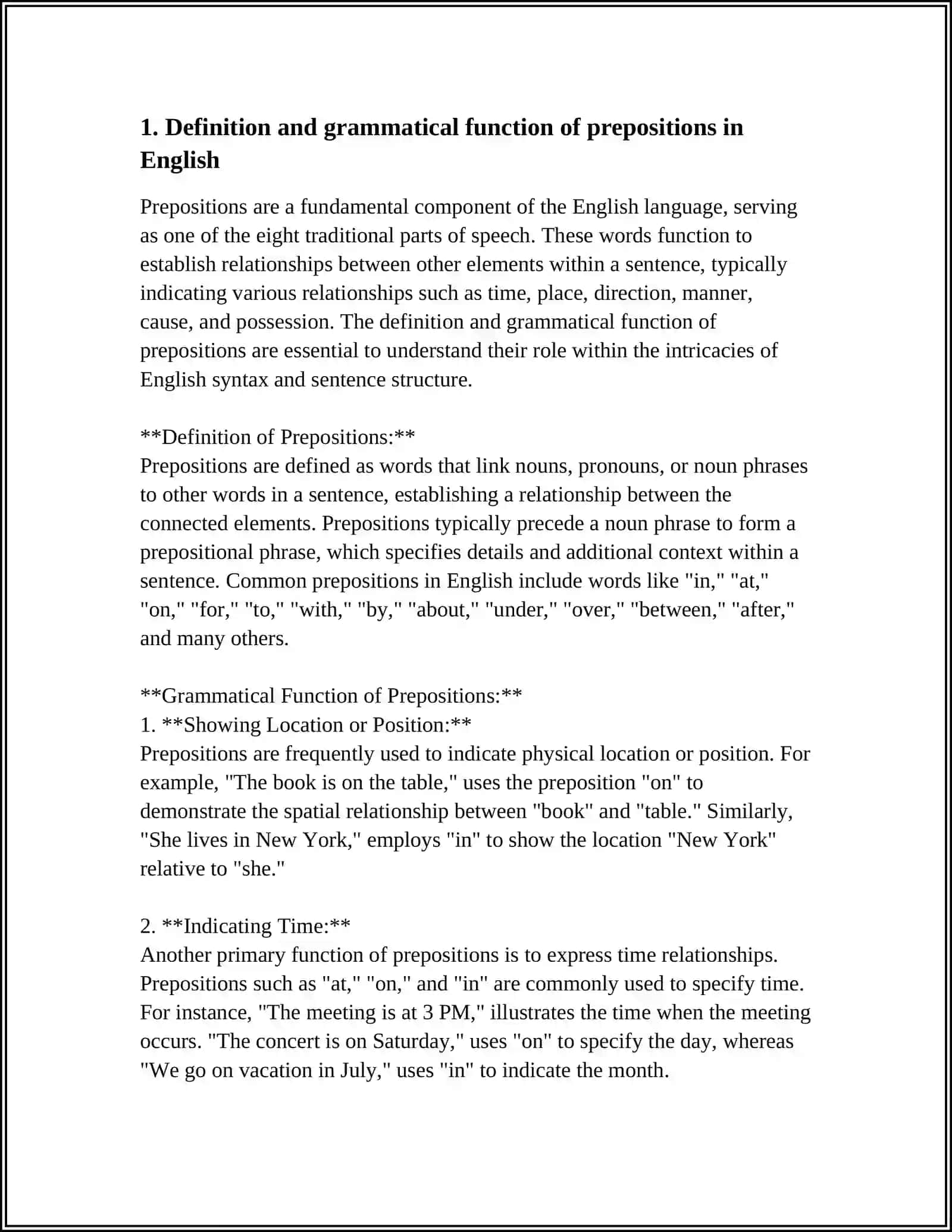 ENGLISH GRAMMAR STRUCTURE OF THE PREPOSITION 3