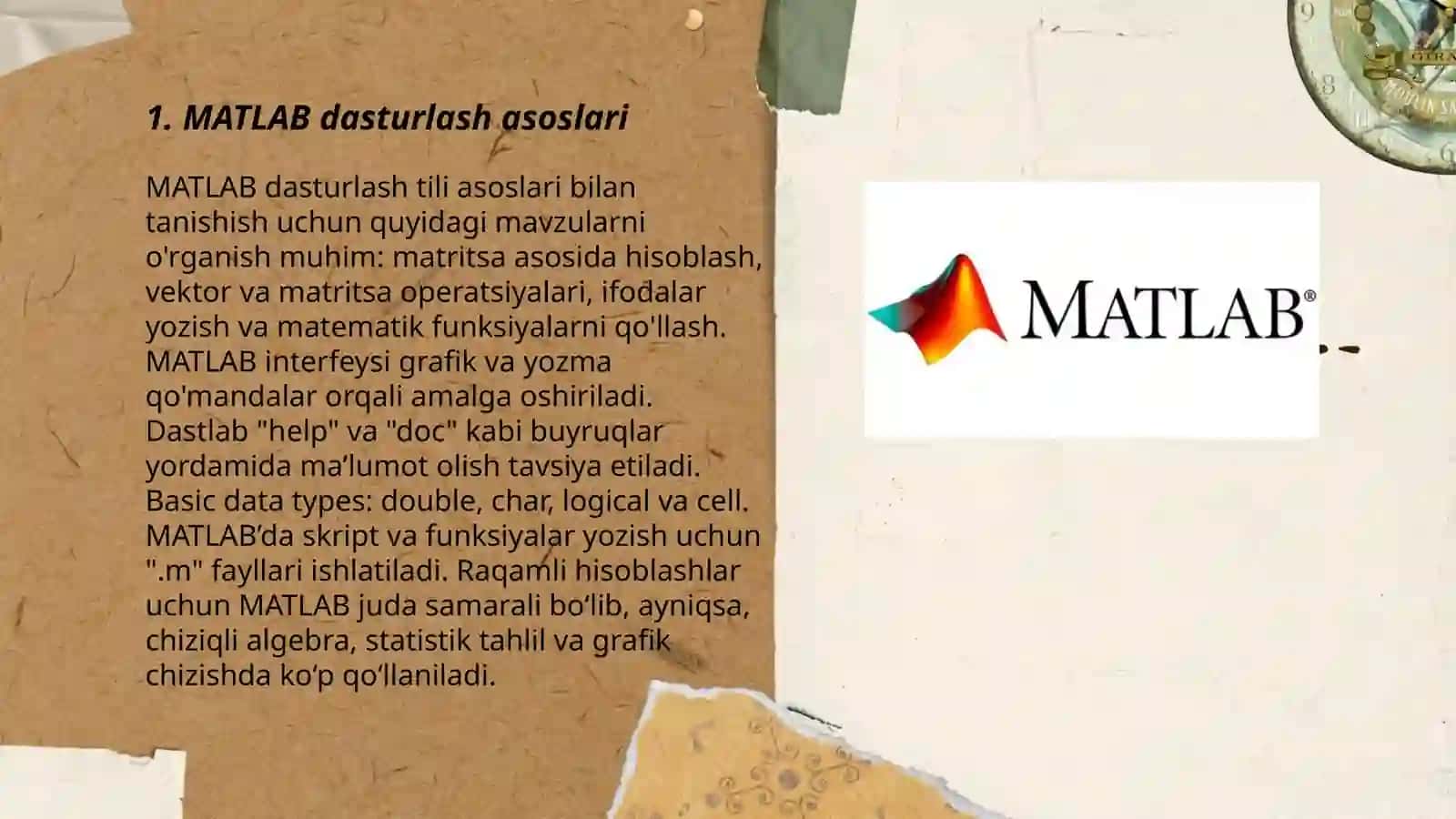 MATLAB dasturlash asoslari 3