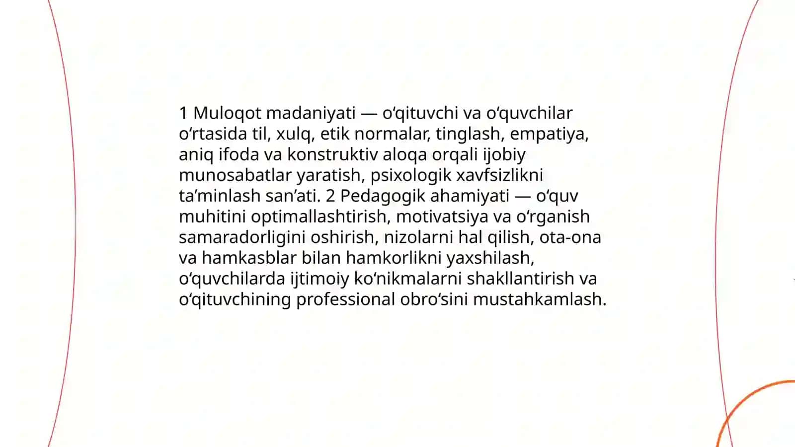 Muloqot madaniyati va pedagogik ahamiyati 3