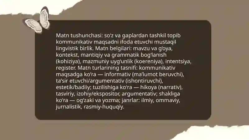 Matn turlari va uning lingvopoetik tahlili 3