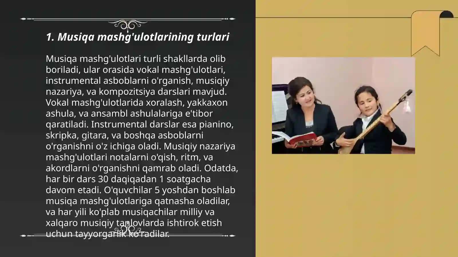 Musiqa va badiiy faoliyat usullari 3