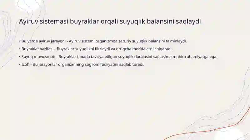 Buyraklar fiziologiyasi 3