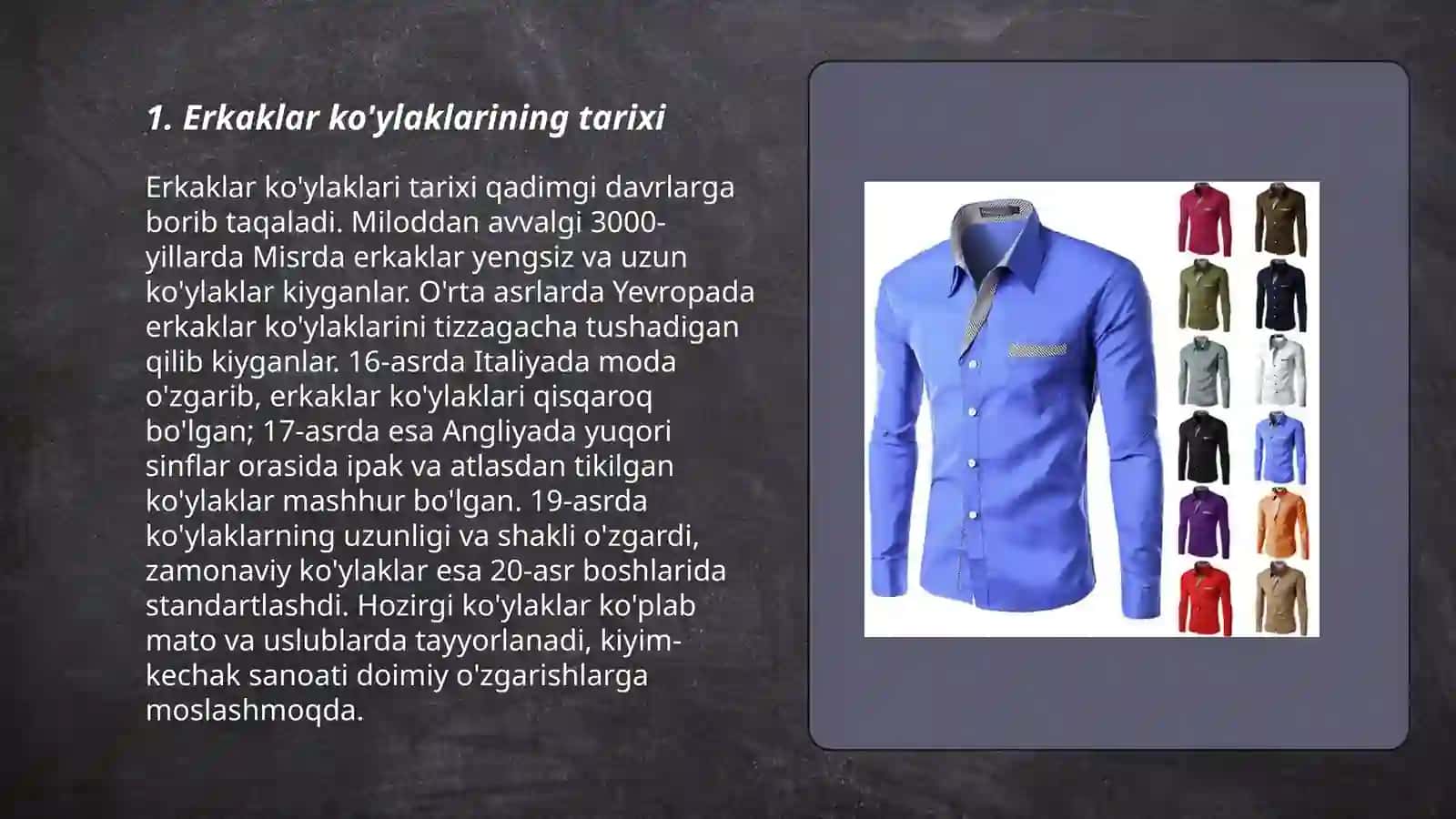 Erkaklar ko'ylagi namunasi 3