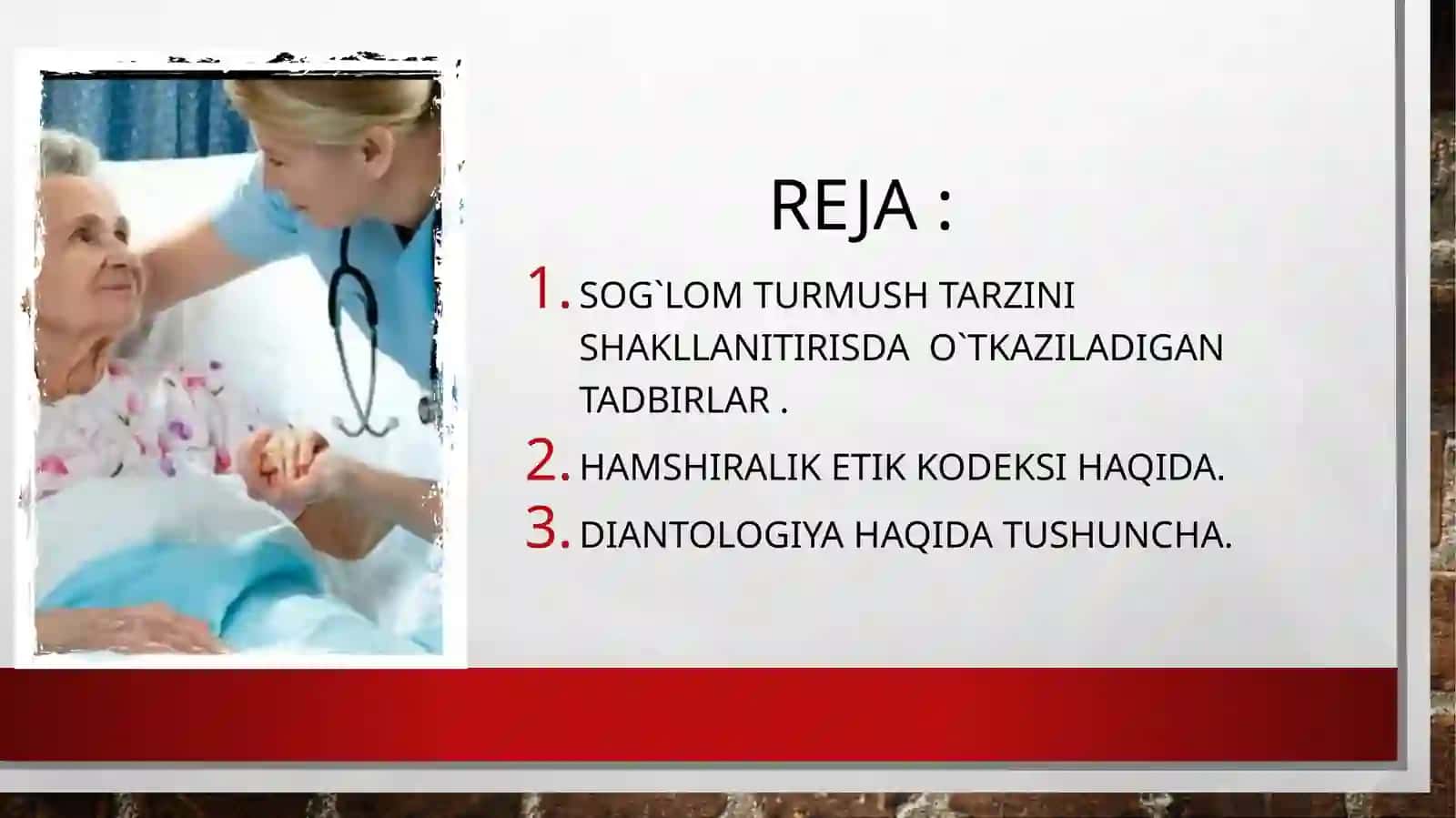 Jamoat salomatlik tibbiyot texnikumi o’qituvchisi 3