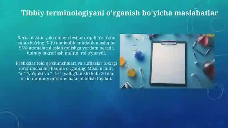 Tibbiy terminologiyaga kirish 3
