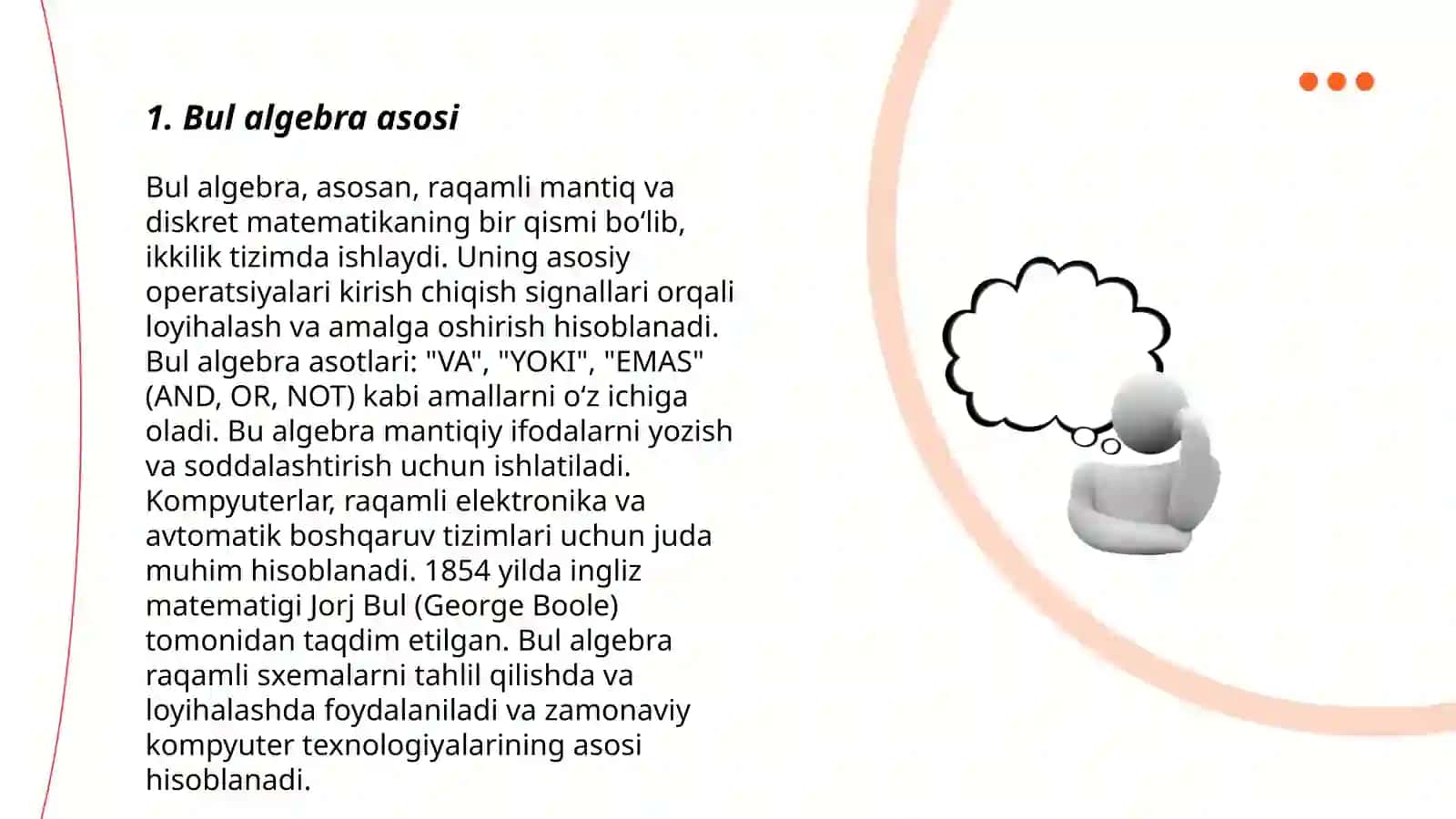 Bul algebrasi 3