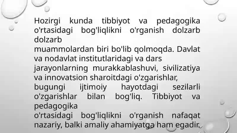 Tibbiyot va pedagogika 3