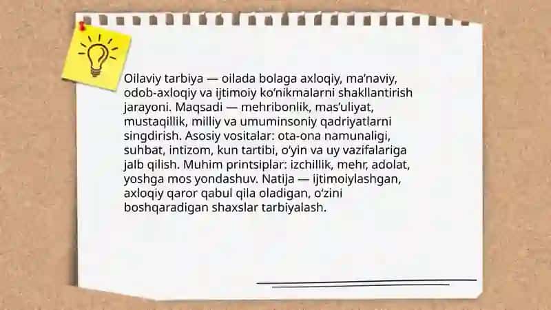 Oilaviy tarbiya 3