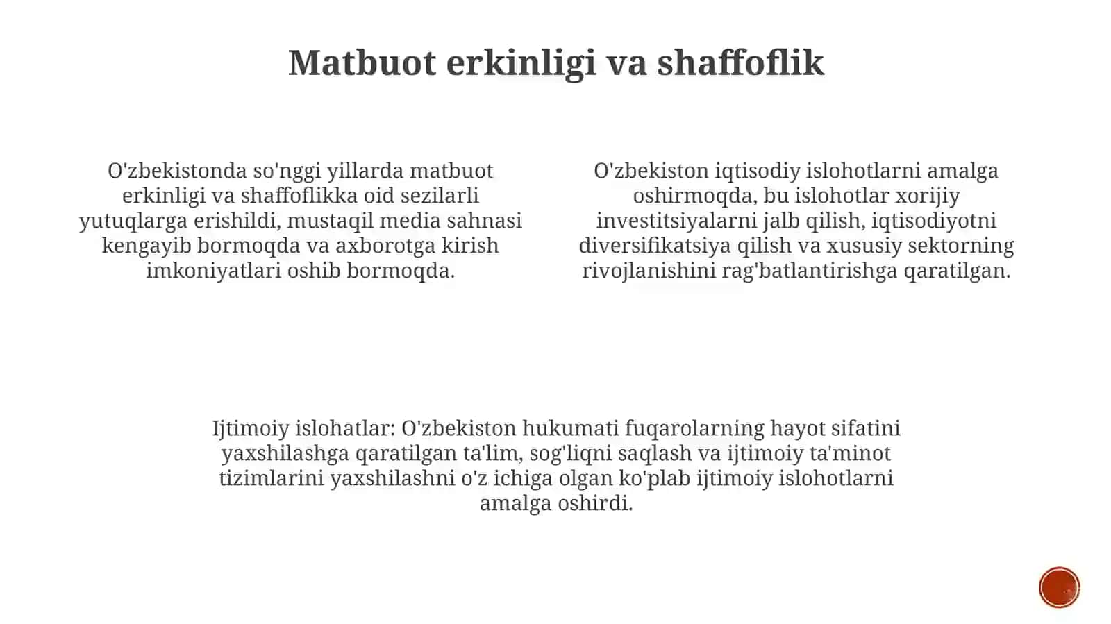Matbuot erkinligi va shaffoflik 3