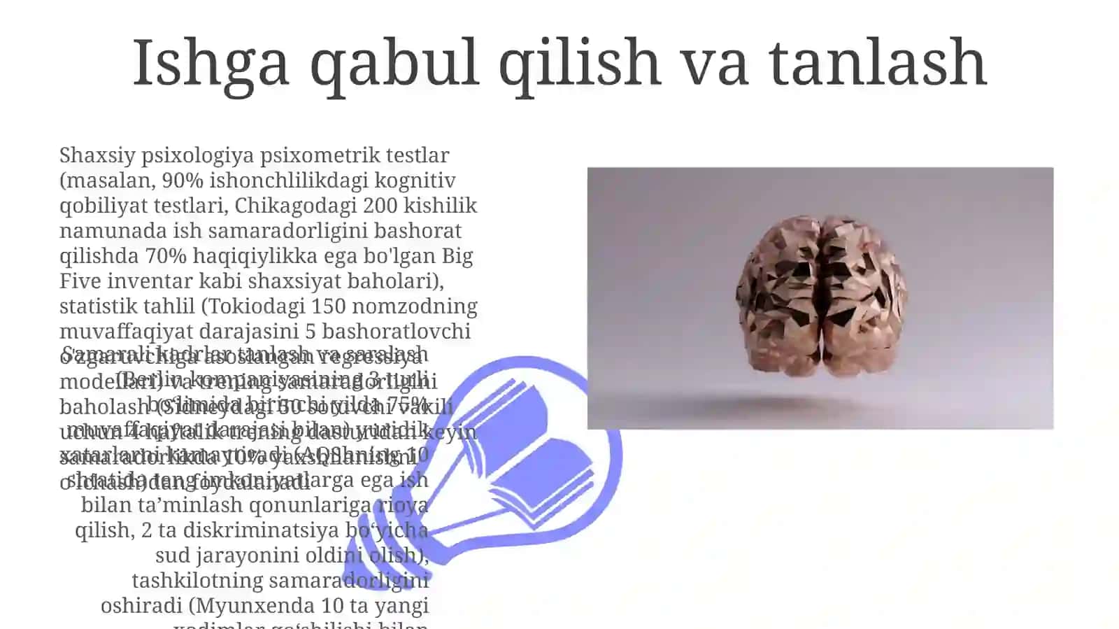 Kadrlarni boshqarish psixologiyasi 3