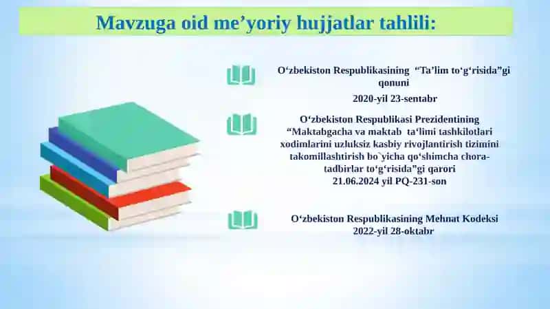 Maktabning hududiy pedagogik mahorat markazlari bilan hamkorligini yo‘lga qo‘yish 3