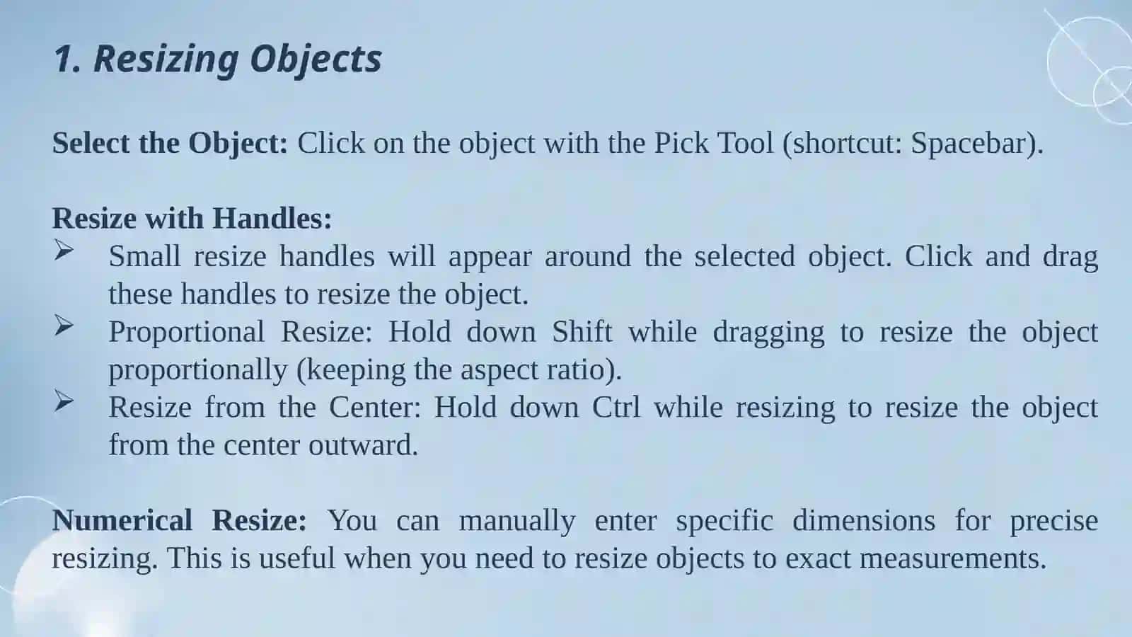 CorelDRAW: Composition and Object Manipulation 3