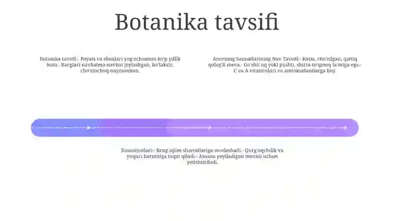 Anorning Sanoat Navlarining Tavsifi Va Xususiyatlari 3