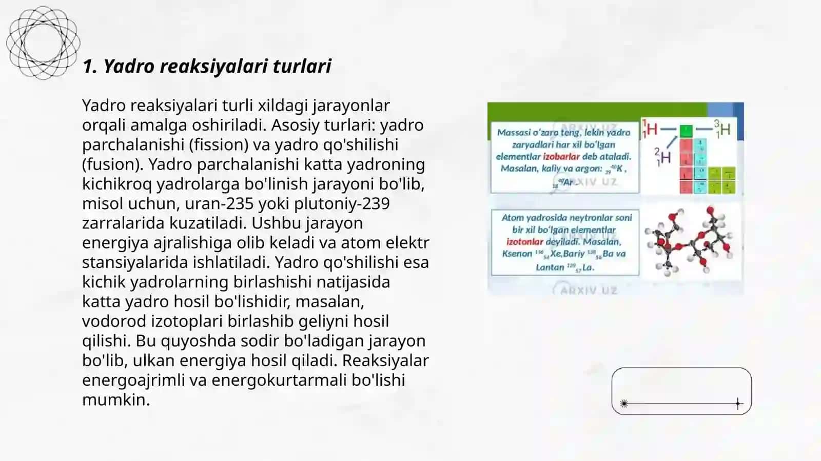 Yadro reaksiyalari 3