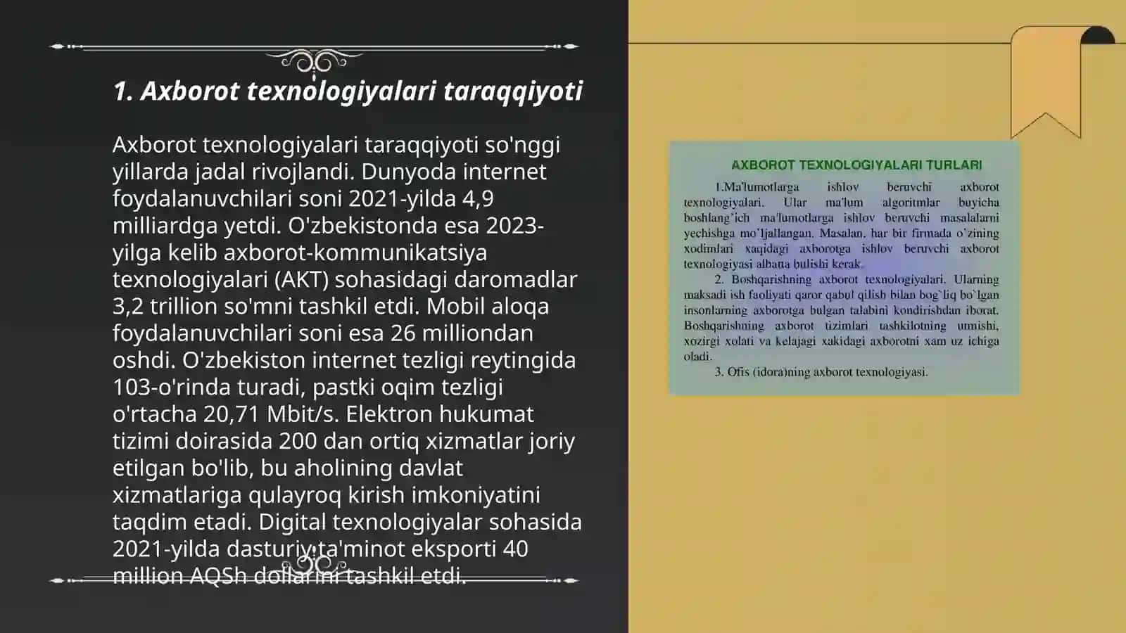 Axborot texnologiyalari taraqqiyoti 3