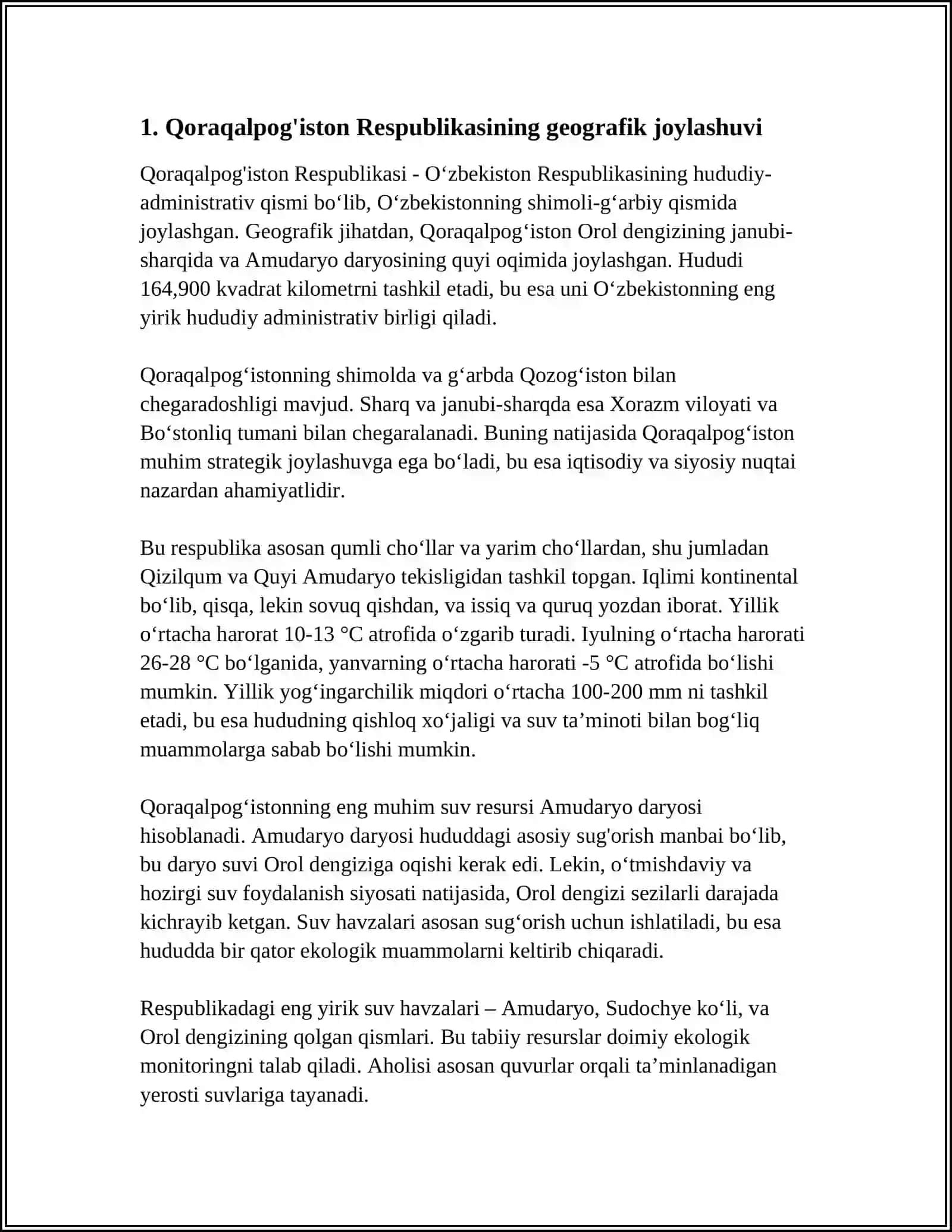 QORAQALPOGʻISTON RESPUBLIKASI 3