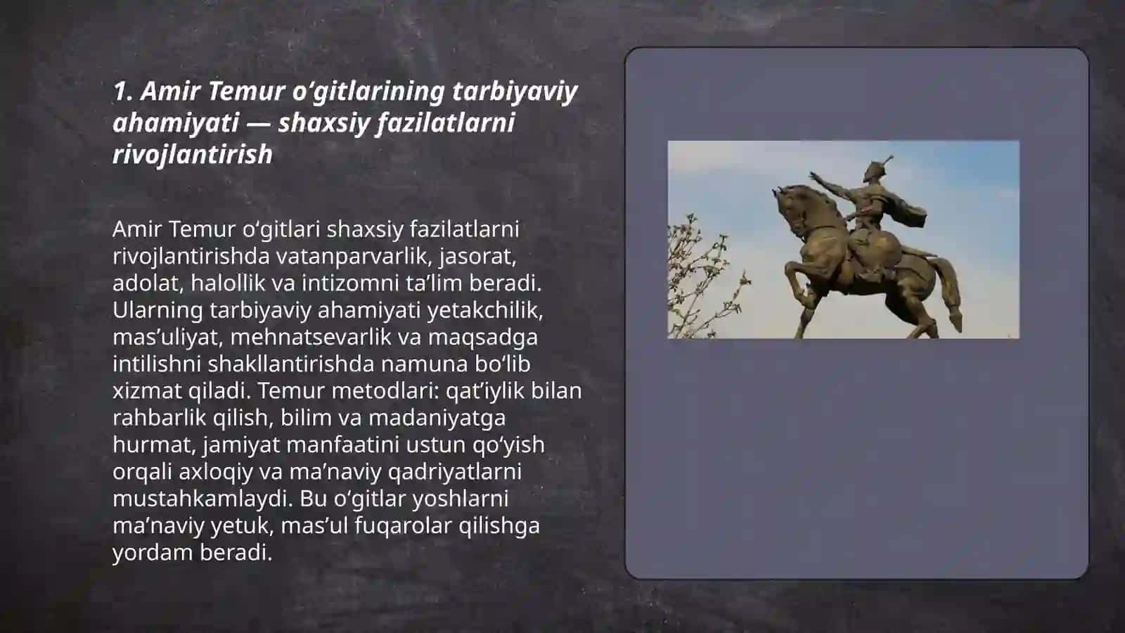 Amir Temur oʻgitlarining tarbiyaviy ahamyati 3
