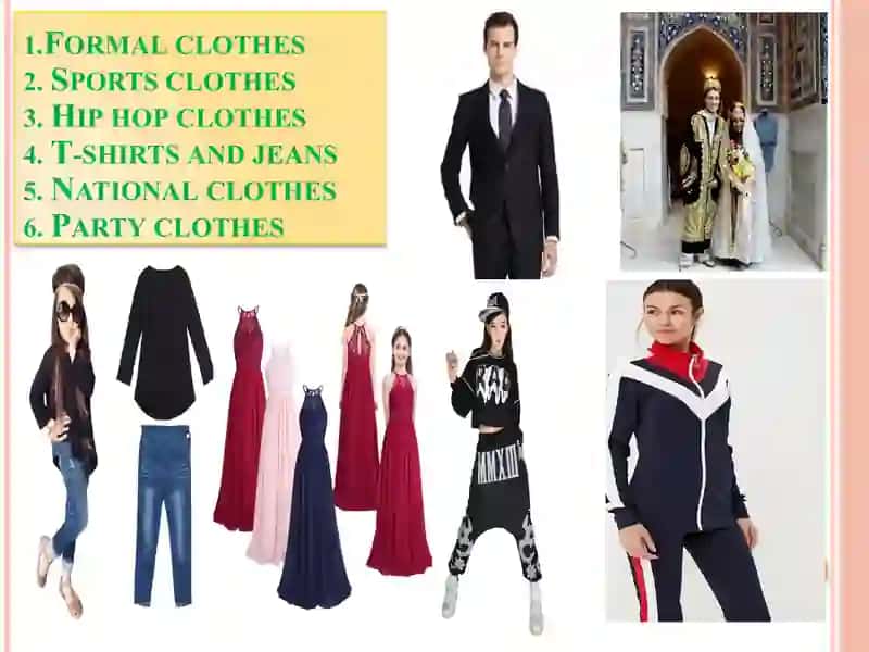 7-sinflar uchun "Clothes" kiyimlar mavzusida taqdimot 3