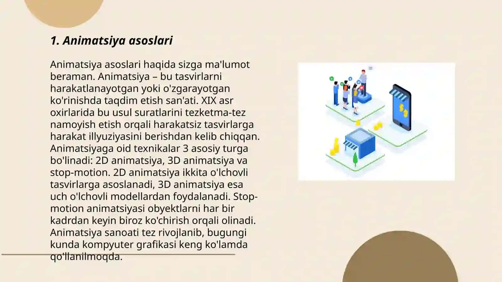 Animatsiya Texnologiyalari 3