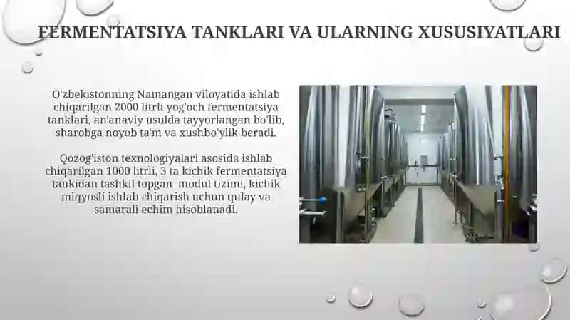 Fermentatsiya Tanklari va Ularning Xususiyatlari 3