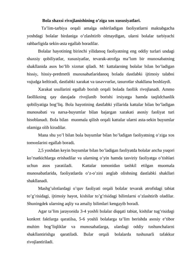 Bola rivojlanishida ijtimoiy omillar 3