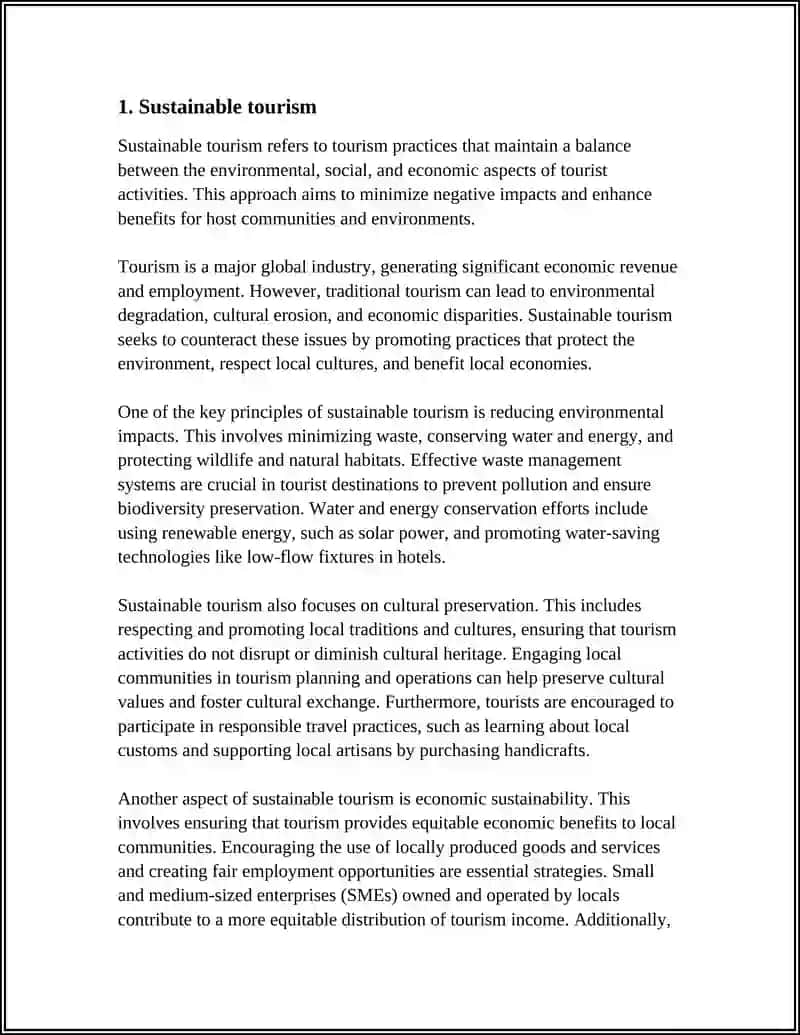 Sustainable Tourism 3