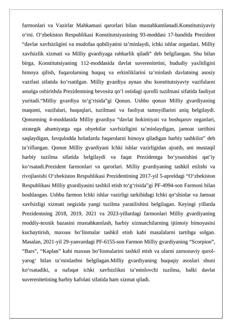 O‘zbekiston Respublikasi Milliy Gvardiyasi 3