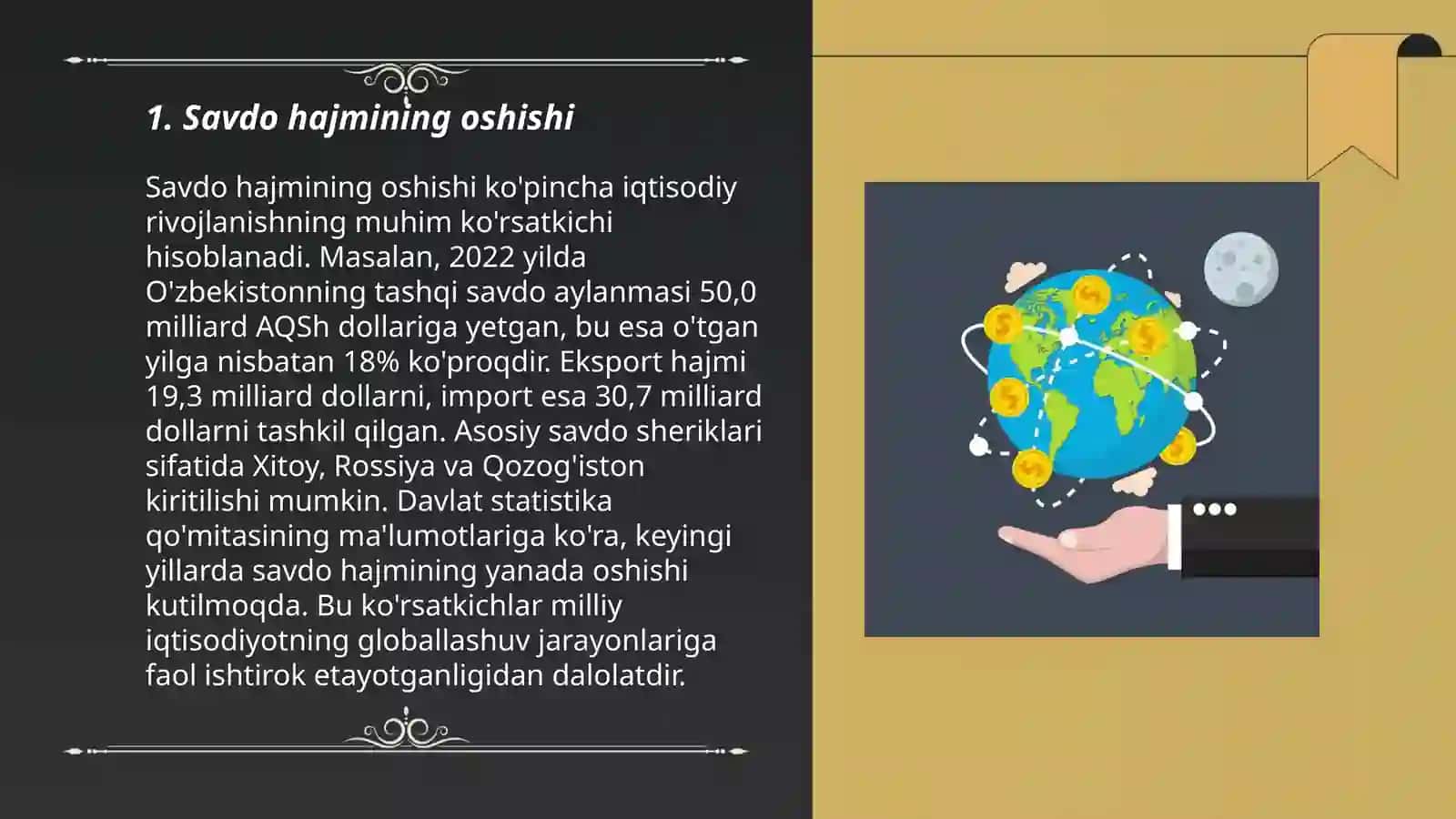 Jahon iqtisodiyoti globallashuvining belgilari 3