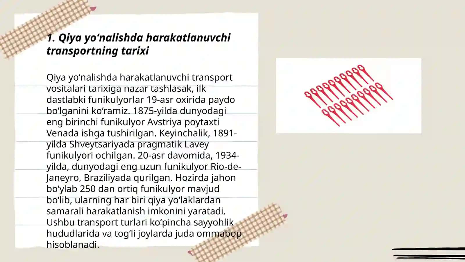 Qiya yoʻnalishda harakatlanuvchi transport vositalari 3