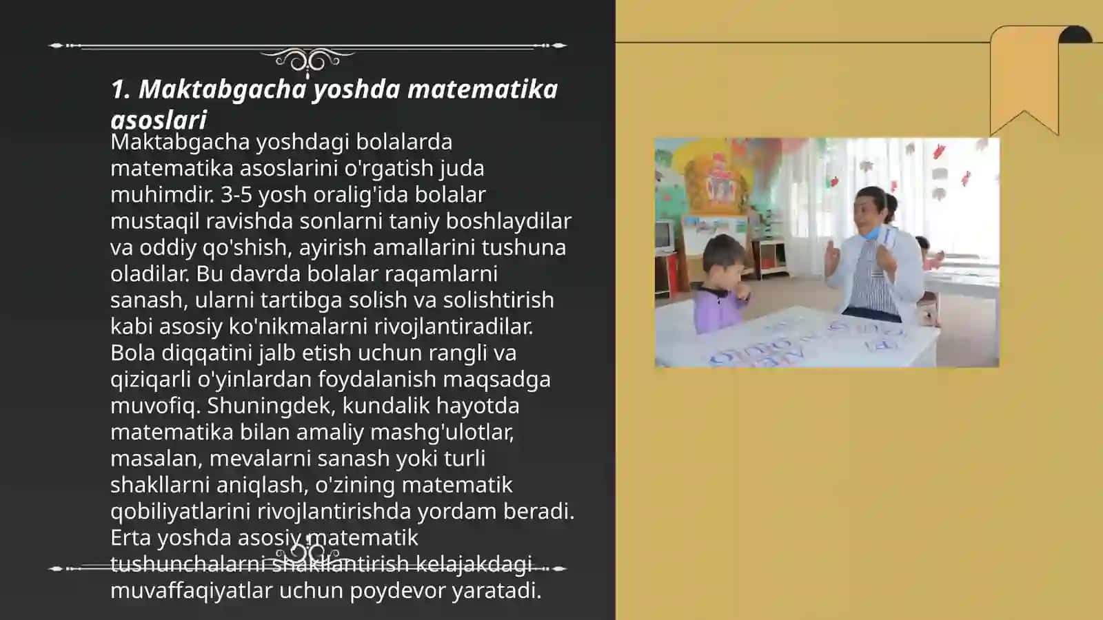 Maktabgacha yoshda matematika asoslari 3