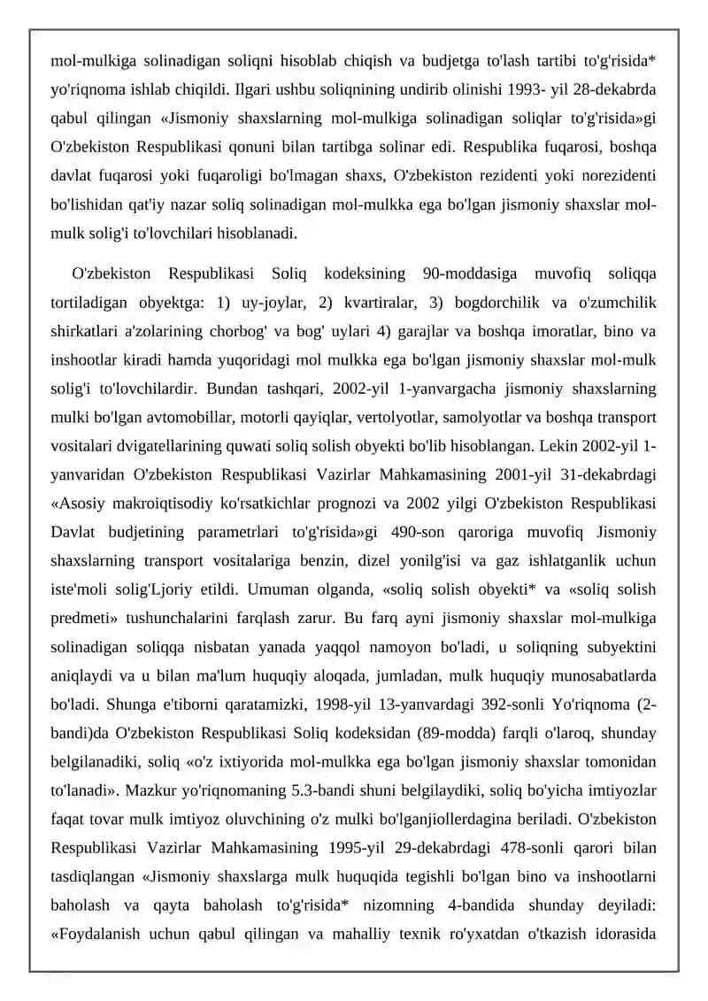 Jismoniy shaxslardan undiriladigan soliqlar tavsifi 3