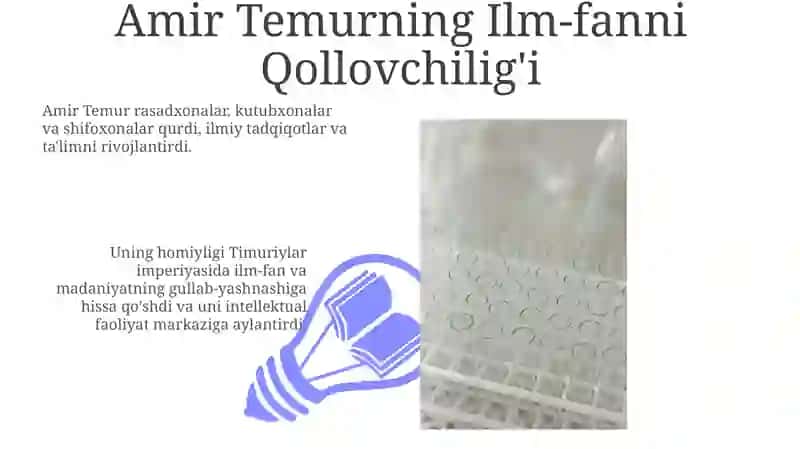 Amir Temurning Ilm-fanni Qollovchilig'i 3