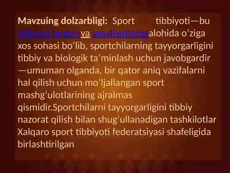 SPORT TIBBIYOTINING VOLEYBOLCHILARGA TA'SIRI 3