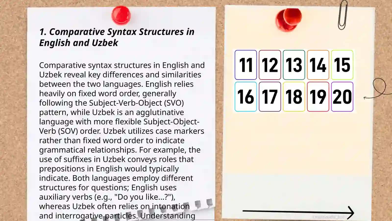 Typology of Syntactic Level of English and Uzbek Language 3
