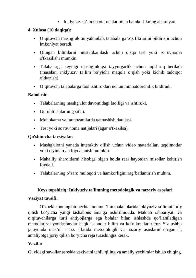 Inklyuziv ta’limning metodologik va nazariy asoslari 3
