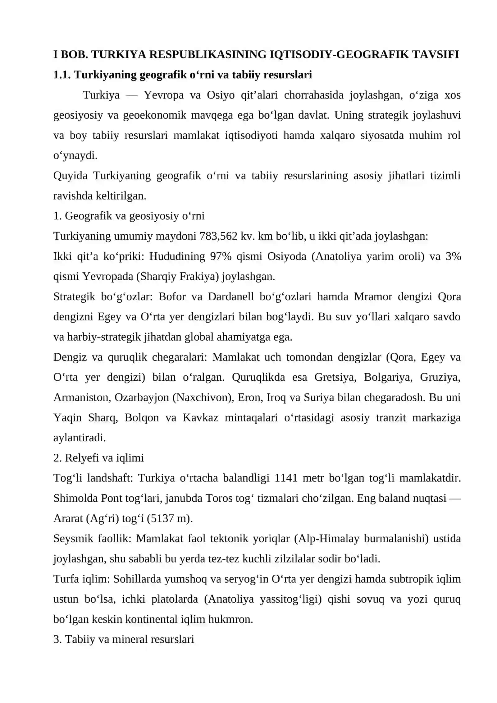 Iqtisodiy geografik tavsif 3