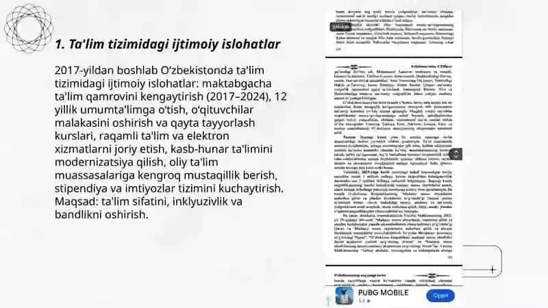 Ta'lim tizimidagi ijtimoiy islohatlar 3