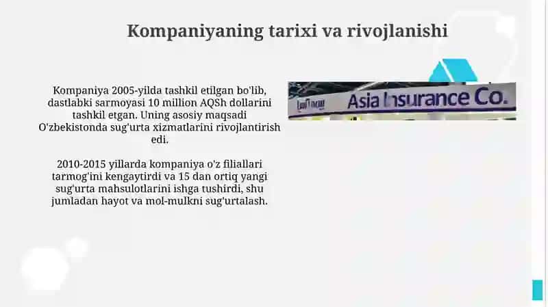 Asia insurance sugʻurta konpaniyasi 3