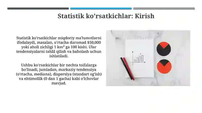 Statistik korsatkichlar 3