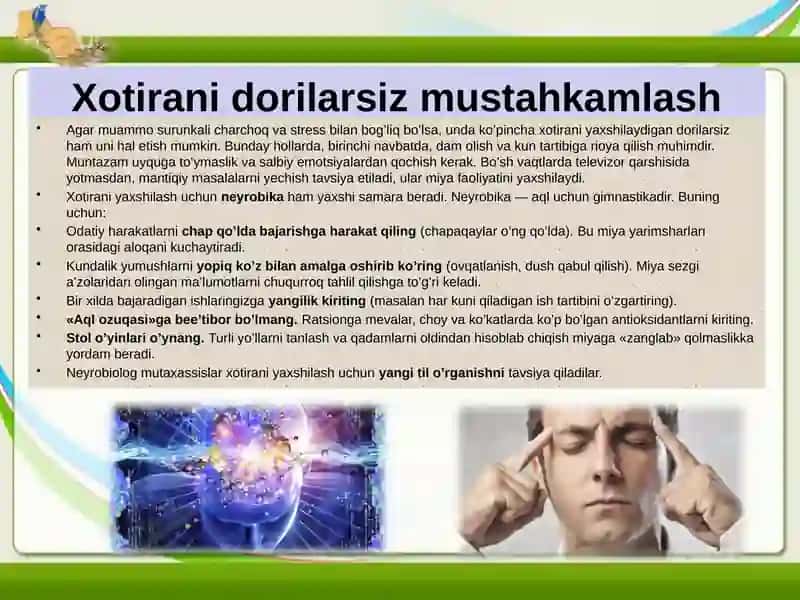 Xotiranikuchaytirish 3