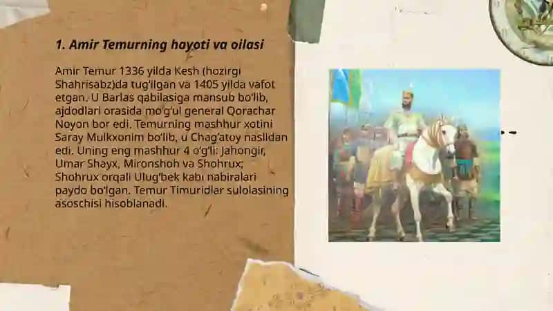 Amir Temur - buyuk davlat arbobi 3
