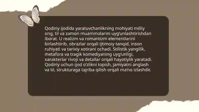 Ijodni anglash sehri va Qodiriy mo'jizasi 3