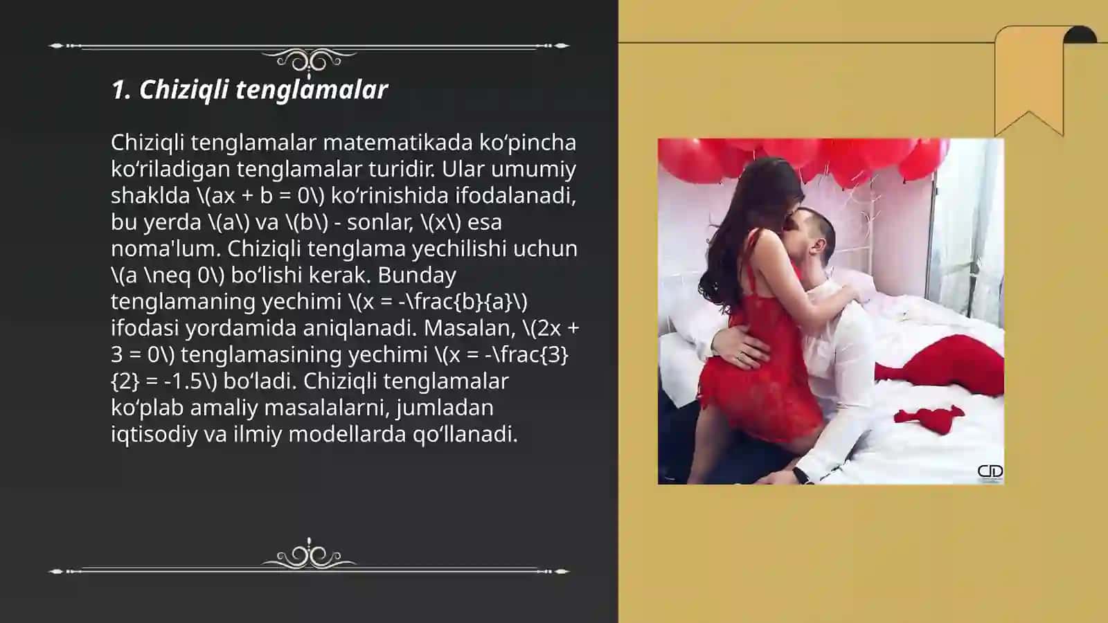 Chiziqli tenglamalar 3