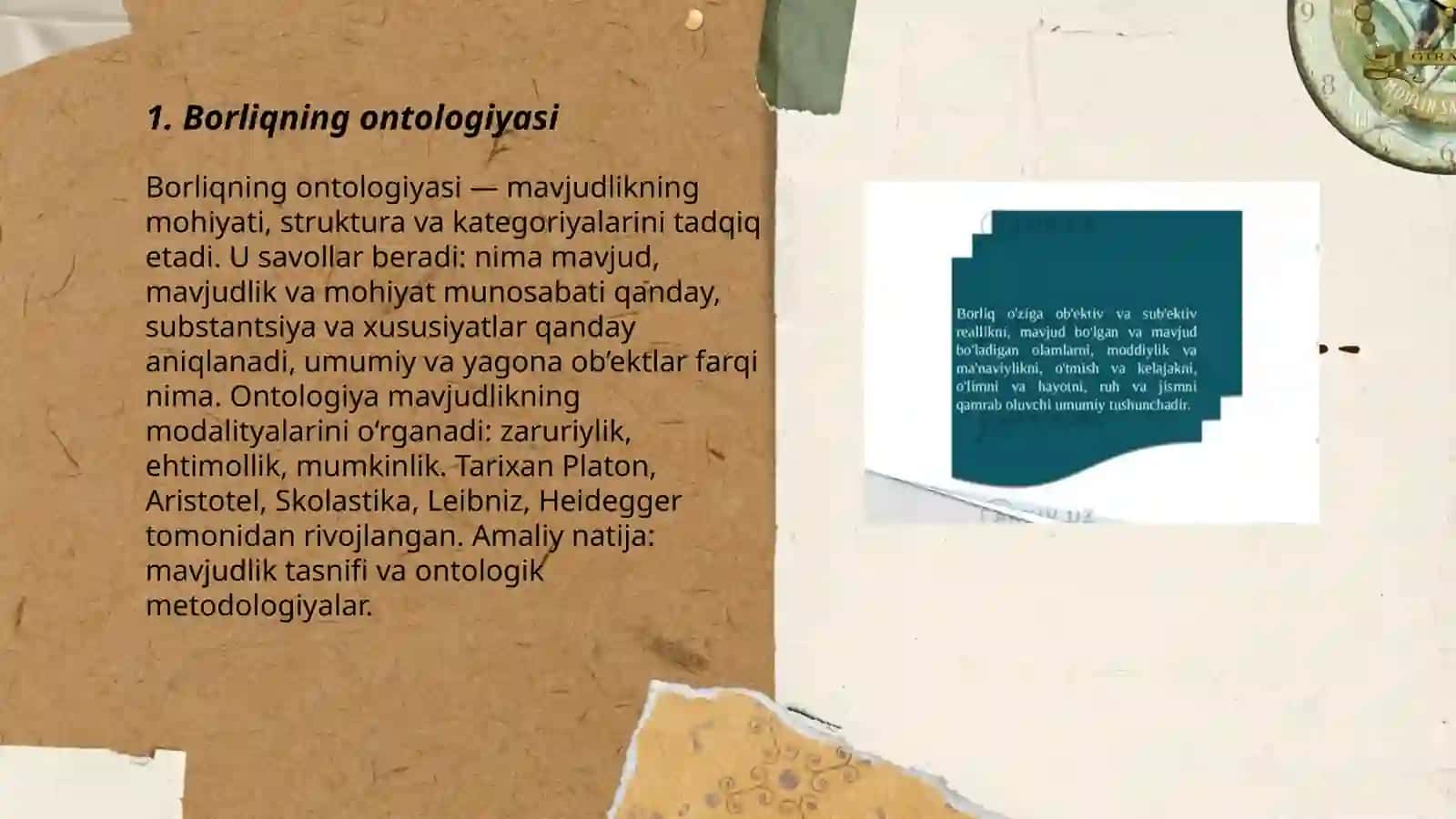 Borliqning ontologiyasi 3